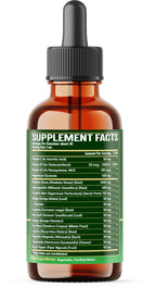 17in1 Rhodiola Rosea Liquid Supplement with Ashwagandha, Magnesium Glycine, L-Theanine, Vitamin C, Vitamin D3, Vitamin K2, Ginkgo, Turmeric, Holy Basil and More - 1 FL Oz - 60 Day Supply