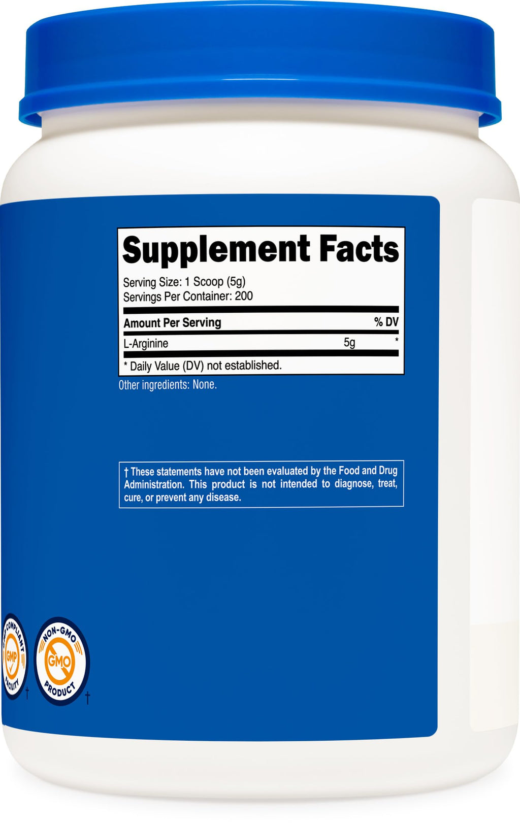 Nutricost L-Arginine Powder 1KG - Pure L-Arginine, 5g Per Serving