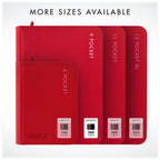 Vault X 9 Pocket Trading Card Zip Binder, 360 Cards, Premium Exo-Tec Album Material, 20 Side-Loading Pages, Folder for Collectible Games, Sports, TCG (Red)