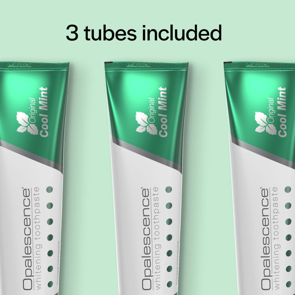 Opalescence Whitening Toothpaste Original Formula - Oral Care, Mint Flavor, Gluten Free - 4.7 Ounce (Pack of 3)