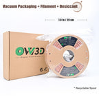 OVV3D PLA Filament Wood PLA, 3D Printer Filament Gradient Multicolor Wood PLA Filament 1.75mm +/- 0.02mm 1kg(2.2lbs) Add 20% Real WoodFiber
