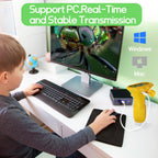 WINWEND Kids Microscope Pocket Microscope -1000X Portable Microscope for Kid | Photo and Video Mini Microscopes | 2'' Digital Little Scientist Microscopes for 3-10 Age Years Old Boys Girls Toys Gifts