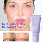 1PCS Body Hair Removal Cream for Sensitive Skin - Painless & Gentle Depilatory Cream with Spatula Applicator, Unisex Body & Skincare.