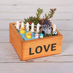 Homlone 105 Miniature Fairy Garden Accessories, Fairy Garden Kit, Fairy Garden Animals, Miniature Figurines, Micro Landscape Ornaments Kit, Garden DIY Kit for Dollhouse Decoration Plant House Decor