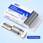 JMU 100pcs Disposable Sterile Surgical Scalpel Blades #23