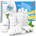 USKICH Toilet Bowl Cleaner 40 PACK, Household Automatic Toilet Bowl Cleaners with Bleach, Bathroom Toilet Tank Cleaners Tablets with Sustained-Release Technology for Deodorizing & Descaling