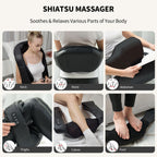 WERTYI Neck Massager with Heat Deep Tissue Electric 3D Kneading