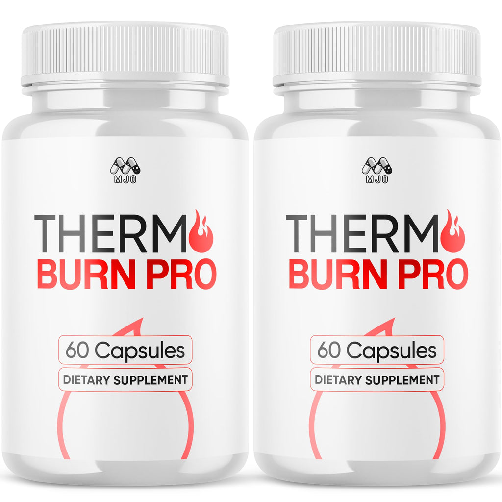 (2 Pack) Thermo Burn Pro Capsules, Official Thermoburn Pro Pills with Natural Ingredients, Maximum Strength ThermoburnPro with Premium Vitamins Supporting Wellness & Health Naturally (120 Capsules)