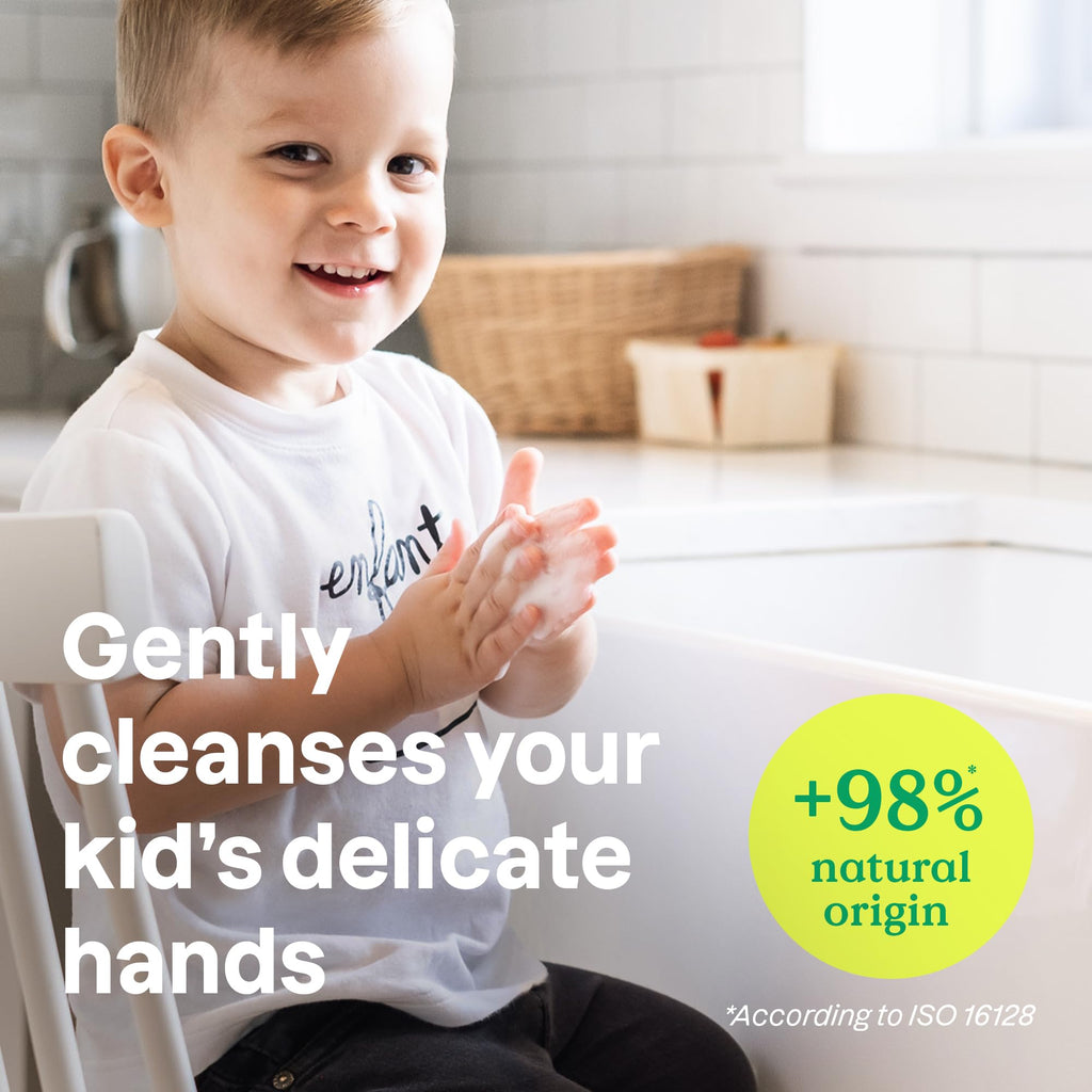 ATTITUDE Foaming Hand Soap for Kids, EWG Verified, Dermatologically Tested, Plant- and Mineral-Based Ingredients, Vegan, Vanilla & Pear, 10 Fl Oz (Pack of 3)