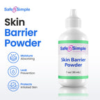 Safe n' Simple Stoma Skin Barrier Powder - 1 oz - Medicated Protective Skin Barrier Powder - Skin Barrier Protection Ostomy Powder Supplies - Stoma Adhesive Powder