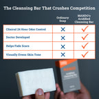 Mando 4-in-1 Acidified Cleansing Bar - 24-Hour Odor Control - Moisturizing Formula - Formulated without SLS and Parabens - Safe For Sensitive Skin - 5 ounces (Pack of 2) - Pro Sport & Mt Fuji