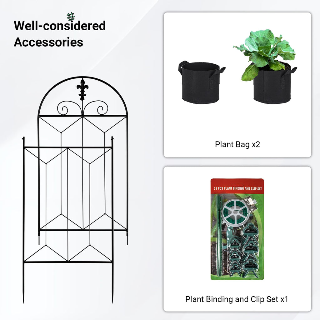 Toriexon Metal Trellis Outdoor 70.8" x 19.5"