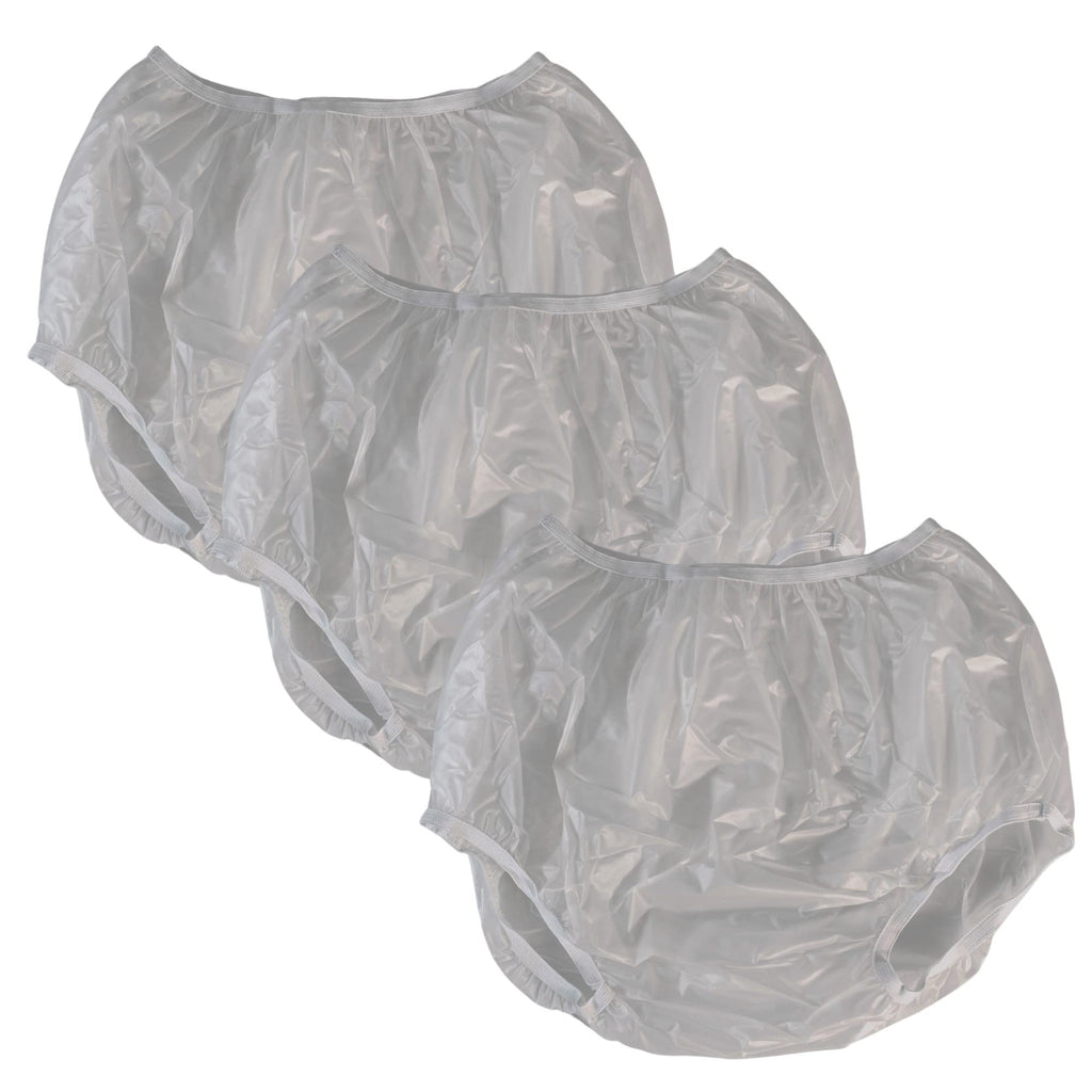 Vakly Adult Vinyl Waterproof Pull-On-Cover Incontinence Pants (This is not a Diaper) Oversized Waterproof Underwear Protection to GO ON TOP of/Together with Diapers & Briefs as a Added Leak Resistance