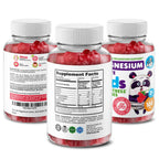 DR. MORITZ Sugar-Free Calm Magnesium Gummies for Kids and Adults - Non-GMO Magnesium Citrate Gummies - Raspberry Flavor - 1-Pack (180 Count)