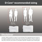 Core Products D-Core Cervical Support Pillow, Midsize - Firm
