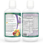 Vital Earth Minerals Detox and Wellness Support – Fulvic Humic Mineral Blend with 70+ Trace Minerals + Super Multi, Liquid Multivitamins, MTHFR Enhancement, 32 OZ Ea