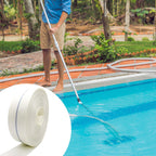 Ahzemepinyo 2IN x 164FT Pool Backwash Hose Heavy Duty Drain Discharge Hose LayFlat Garden Hose with 2 Clamps,Weatherproof Burst Resistant for Water Transfer, Sump Pump, Pool Filter, Pool Drain