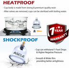 ASCLE Super Cupping Set, Shockproof Heatproof Extra Thick Cups, Water Repellent Shockproof Professional Carrying Case, 20 Cups