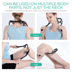 VOYOR Neck Massager Shiatsu Deep Tissue Dual Trigger Point for Pain Relief