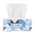 Plush Facial Tissues 130 Per Box Size 7" X 6.9" 2 Ply,Soft, Smooth, Great for Bathroom, Office, Store, School,Home, Kitchen, Or in Your Car & in Every Room (Family pack Pack of 30, 3900 Tissues total)