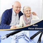 2026 New Self Intelligent Dual Focus Glasses, Precision Vision Aid Tool, Precision Vision Aid Glasses, Adjustable Auto Focus Eyeglasses for Women Men (2 Set)