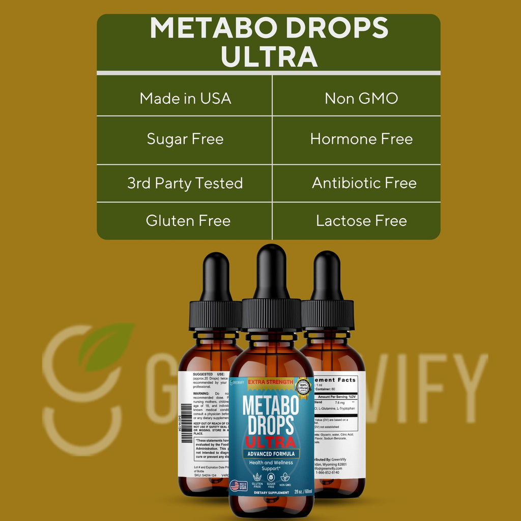 MetaboDrops Ultra, Advanced Formula, Health and Wellness Support, 2 fl oz