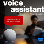YoLink Water Leak Starter Kit: Hub + 6 Leak Sensor 4 (105 dB Siren), LoRa Long-Range, App/SMS/Email Alerts, D2D Offline, 2 AAA Up to 5-Year Battery, Compatible with Alexa/IFTTT/Home Assistant