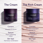 Caudalie Premier Cru The Rich Cream, Skin Barrier Repairing Rich Moisturizer with Ceramides, Refillable Jar - 50 mL