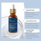 OLAVITA Liquid Solution Anti Aging Serum with Vitamin C, Supports Skin Elasticity & Collagen, Helps Improve the Look of Fine Lines and Wrinkles, 2Pcs