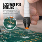 Micro Drill Bits Set with Pin Vise Hand Drill Manual, Jewelry Drill Kit