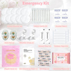 Women's Wedding Emergency Kit for Bride Wedding Survival Set with Makeup Bag, 42 Pc Wedding Daily Travel Essential Items