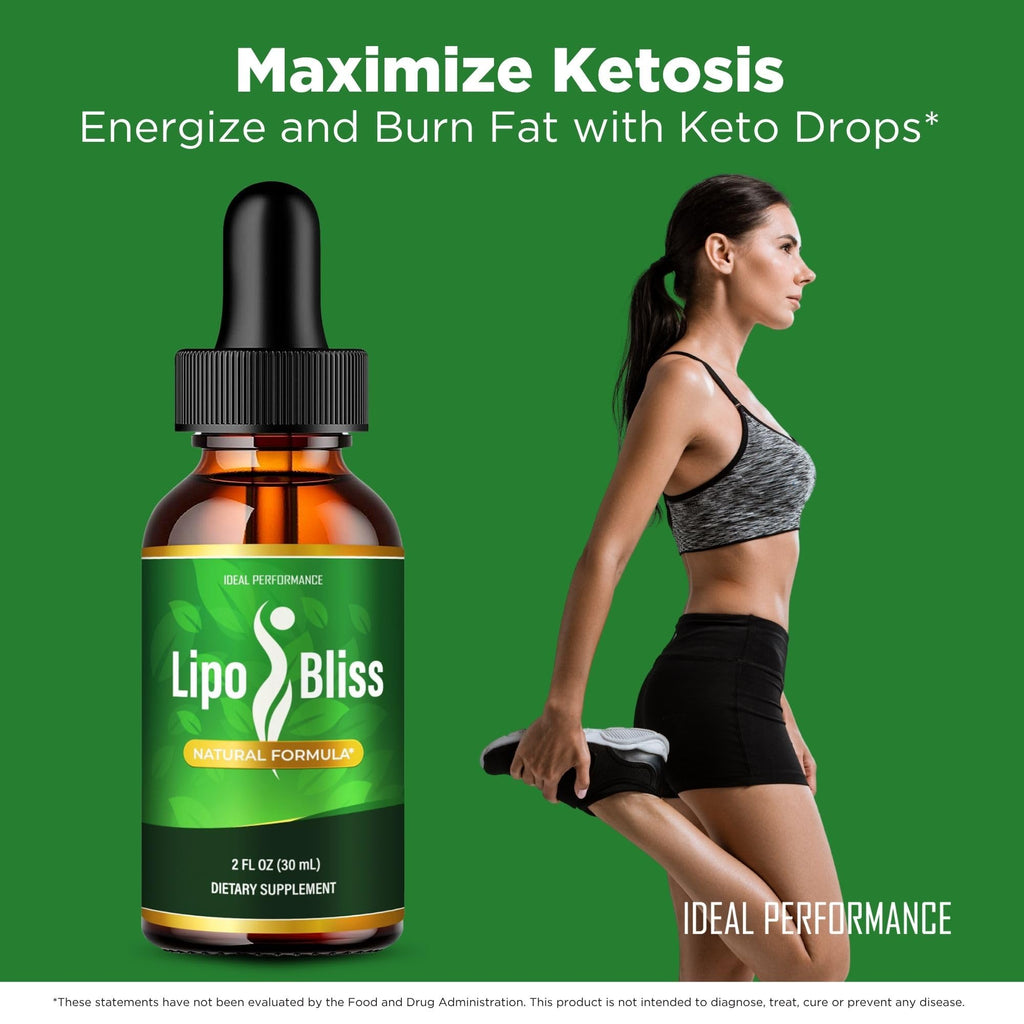 IDEAL PERFORMANCE Lipobliss Drops, Lipo Bliss Droppers Reviews (1 Pack)