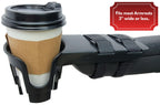 Nearly Universal OH - Wheelchair Cup Holder, Cup Holder for Electric Wheelchair and Mobility Scooter, Black
