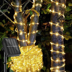 LairtPOW Solar Rope Light 2 Pack Waterproof IP65 39FT 100LEDs Outdoor LED ‎Solar Outdoor Lights for Party Garden Yard Home Wedding Christmas Halloween Holiday Tree Decoration Lighting