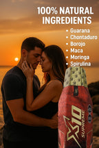 X10 Supreme Liquid 500 ML Natural Supplement (Similar Results as vitafer..Gold) - Chontaduro, Guarana, and Borojó Blend | 500 ML | Plant-Based Energy Support for Vitality