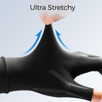 FREETOO All-Around Compression Arthritis Gloves for Women for Pain, Carpal Tunnel Relief Gloves for Men, Hand Compression Gloves for Crocheting,Gaming,Arthritis,Swelling.Black L