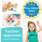 TOYVENTIVE Books, Toddler Flash Cards, and Puzzles – Educational Toys and Birthday Gifts for 1, 2, 3 Year Old Girl, Preschool Learning Activities and Games, Colors, Shapes, Letters, Numbers