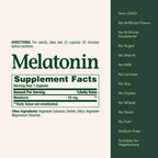 Nature's Bounty Melatonin, Promotes Relaxation and Sleep Health, 10mg, Capsules, 60 Ct (2 Pack)