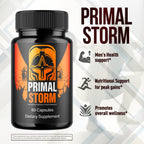 (2 Pack) Primal Storm Capsules, PrimalStorm Pills for Men with All Natural Ingredients, Advanced Formula Men's Health and Wellness Support Pill, Maximum Strength Multivitamin Supplement (120 Capsules)