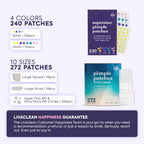 Livaclean 240 CT Star Pimple Patches for Face + 272 CT Variety Pack Large Acne Patches for Face and Body w/Tea Tree Oil, Salicylic Acid | Hydrocolloid Acne Patch | Cute Star Pimple Patch