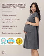 Kindred Bravely Universal Labor and Delivery Gown for Birthing and Nursing