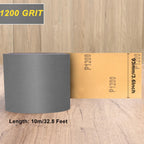 Shineboc 1200 Grit Sandpaper Roll, 3-2/3" Wide 11 Yard Wet Dry Silicon Carbide Longboard Sand Paper for Automotive Metal Wood Sanding＆Polishing
