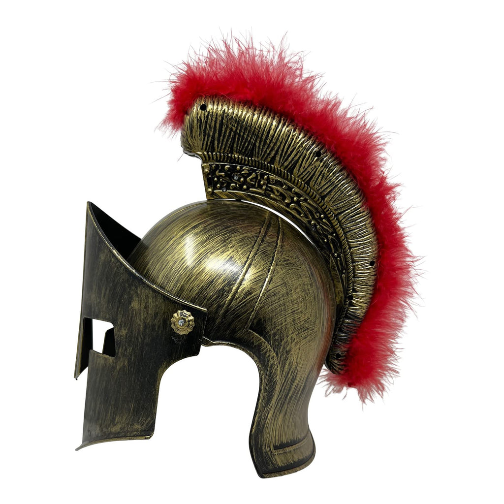 Cosmic Chameleon Roman Spartan Warrior Helmet for Adults (Ages 15+) – Gold Greek Soldier Headwear, King Leonidas Style Medieval Armor Costume Accessory for Cosplay & Halloween