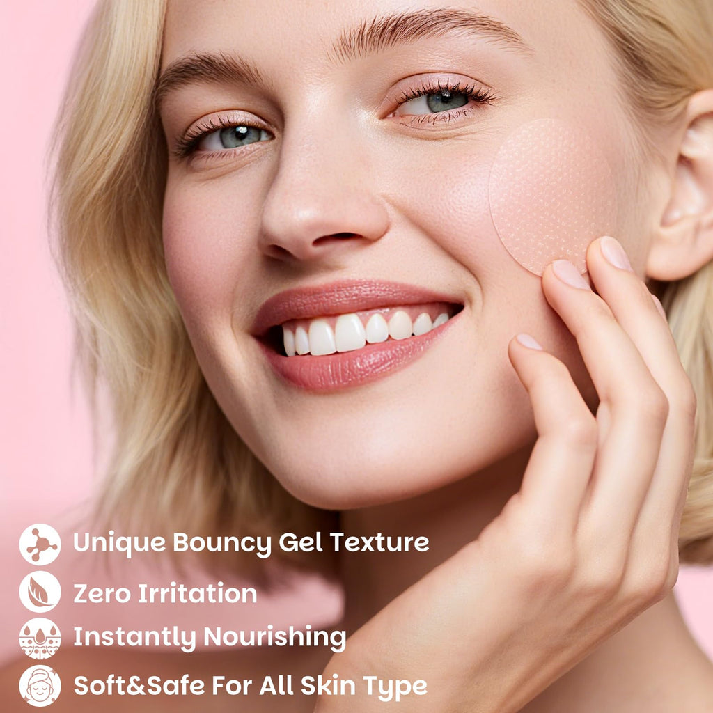 Collagen Gel Toner Pad for Face - Skin Firming,Improvin Elasticity,Pore Minimizer,Soothing Hydration, Gentle Exfoliating Face Pads,60 Pads