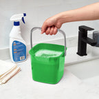 Irenare 8 Pcs Sanitizing Bucket 3 Quart Cleaning Pail, Multicolor