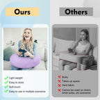 vamorry Gaming Pillow Arm Support Pillow for Bed & Sofa: Ergonomic U-Shaped Lap Pillow with Elbow Rest for Adults & Kids - Reduces Arm Pain & Fatigue During Gaming, Reading, Working & Crocheting