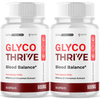 (2 Pack) Glyco Thrive Capsules, Official GlycoThrive Glycogen Support Pills with All Natural Ingredients, Advanced Formula Health Supplement with Max Strength Vitamins for Women & Men (120 Capsules)