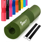 NEALFIT Barbell Pad Squat Pad for Squats���Squat Bar Pad���Great for Weightlifting,Lunges and Hip Thrusts���Foam Sponge Pad���Fit Standard and Olympic Bars Perfectly (Army Green)