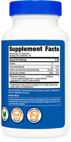 Nutricost Spermidine Wheat Germ Extract Supplement 120 Capsules for 40 Servings Per Bottle - Vegetarian, GMO Free