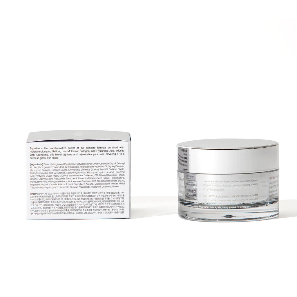 Lepique Retinol Night Cream 1.69oz - No.1 Korean Premium Overnight Repair Cream for Face and Neck - Collagen, Centella, Hyaluronic Acid - Anti aging, Acne, Moisturizer, Face Cream, Hydrating, Firming